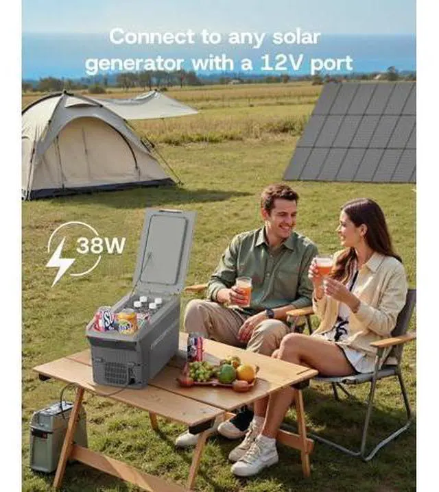 Main image of Upstreman Personal Electric Cooler/Warmer, 8L Capacity, All Season Portable Car Fridge with 12V DC a