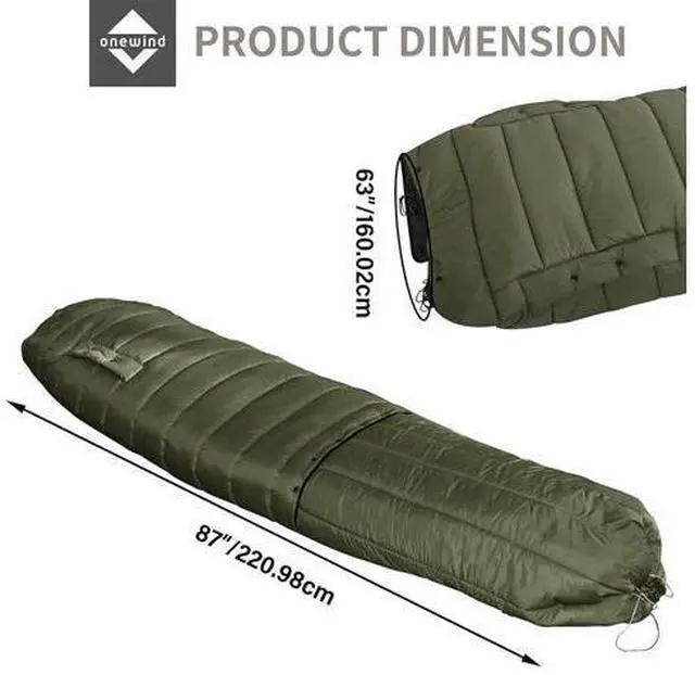 Main image of Onewind Hammock Top Quilt with Footbox, Lightweight and Portable Sleeping Quilt Camping Sleeping Bag