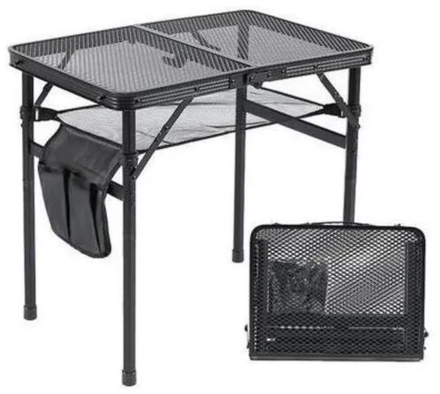 Main image of THTYBROS Folding Camping Table, 3x2 FT, with 2 Wing Panels, Portable Outdoor Picnic Table