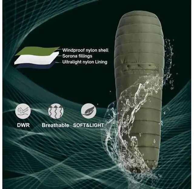 Main image of Onewind Hammock Top Quilt with Footbox, Lightweight and Portable Sleeping Quilt Camping Sleeping Bag