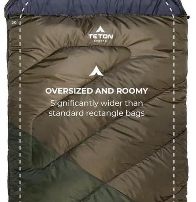 Main image of Teton Celsius XXL Sleeping Bag, Cold Weather Sleeping Bags for Adults and Kids, Camping Made Easy and Warm. Compression Sack Included, 35F, 25F, 0F, 20F Degree