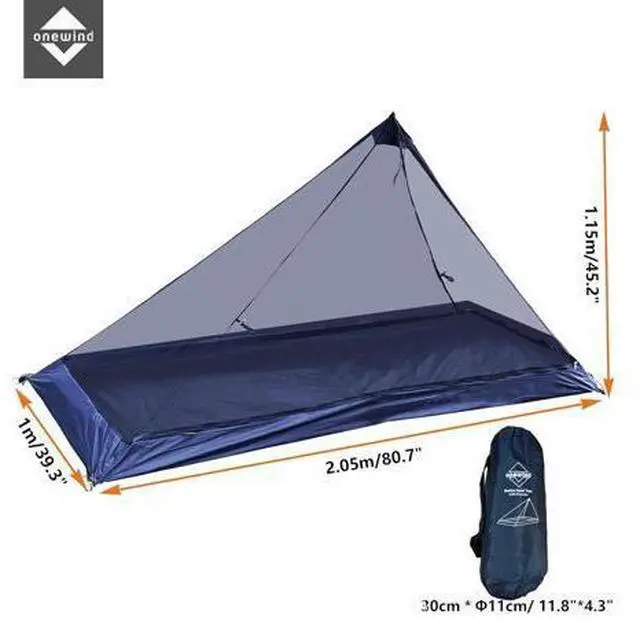 Main image of Onewind Lightweight Poncho Shelter, Solitary Shelter Cape Silnylon Emergency Survival Shelter Ultral