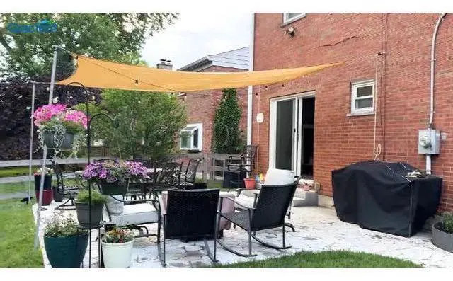Main image of Quictent 12x16ft Rectangular Sun Shade Sail 185G HDPE Canopy 98% UV Block Outdoor Patio Garden Commercial Deck with Hardware Kit