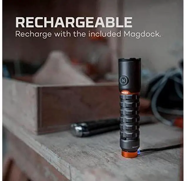 Main image of NEBO Torchy 2K Rechargeable Pocket Flashlight | 2000 Lumen Rechargeable Pocket Flashlight, 5 LED Light Modes, Water & Impact Resistant for Camping, Hunting, Hiking
