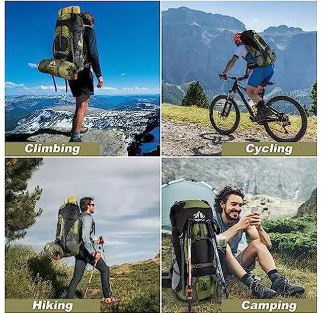Main image of Night Cat Hiking Backpacks 90L Camping Backpacking Packs for Men Women Lightweight Outdoor for Mountaineering Traveling, No Internal Frame