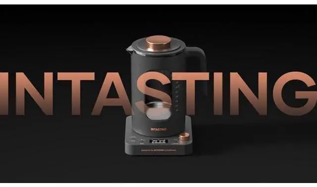 Main image of Electric Tea Kettle, INTASTING Glass Electric Kettle with tea Infuser and Precise knob temperature control, 1200W Fast Heating, BPA-Free, Easy to Clean, 1 Liter (Wood)
