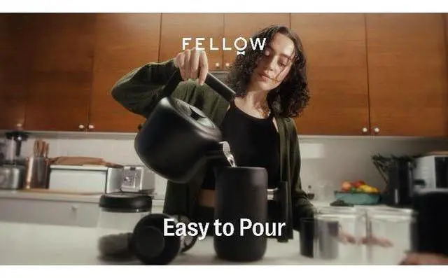 Main image of Fellow Clyde Electric Kettle - 1.5 Liter Capacity - Modern Twist On Stovetop Design, All-Purpose, Stainless Steel - Warm Water for Ramen, Oatmeal, Tea, Coffee & more - Large Capacity - Smoke Green