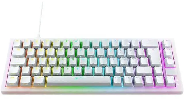 Main image of K5 Hotswap Prebuilt Kailh Red - 65% - White - RGB