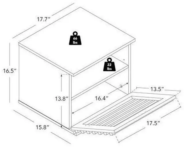 Main image of CHITA Modern TV Stands with LED Light, Low Profile Entertainment Center with 1 Flip-Down Door & Flut