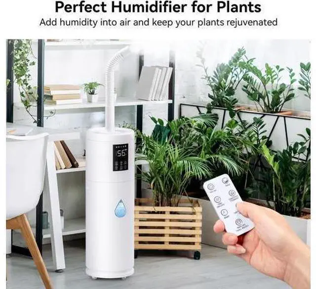 Main image of Humidifiers for Large Room Home Bedroom 2000 sq.ft. 17L/4.5Gal Large Humidifier with Extension Tube & 4 Speed Mist,Top Fill Wholehouse Humidifier with 360°Nozzle for Plant Office Commercial Greenhouse