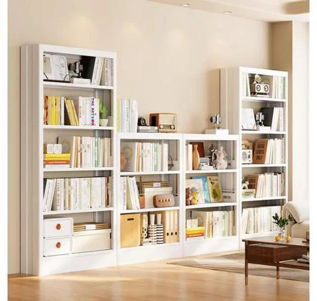 Main image of 3-Tier Bookshelf with Adjustable Shelf, Metal Bookcase with Anti-Tip Kit & Book Stopper, 39.4" H Inc