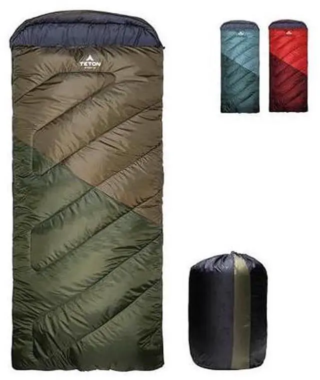 Main image of Teton Celsius XXL Sleeping Bag, Cold Weather Sleeping Bags for Adults and Kids, Camping Made Easy and Warm. Compression Sack Included, 35F, 25F, 0F, 20F Degree