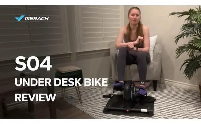 Main image of Under Desk Bike Pedal Exerciser, Quiet Magnetic Mini Exercise Bike with MERACH App for Arm, Leg Recovery, Physical Therapy, Smooth Foot Desk Cycle