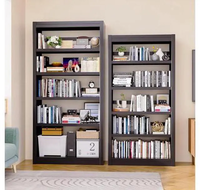 Main image of Bookshelf,6-Tier Adjustable Steel Book Shelf,61" H Heavy Duty Metal Bookcase for Home/Office/Garage