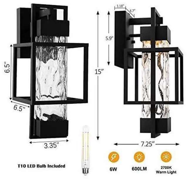 Main image of PARTPHONER 15" Outdoor Indoor Pendant Light and 15" Outdoor Wall Light