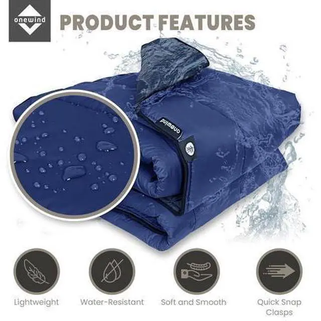 Main image of onewind Double Hammock Underquilt Warm Insulation Ultralight 3-4 Season Camping Quilt, Portable for