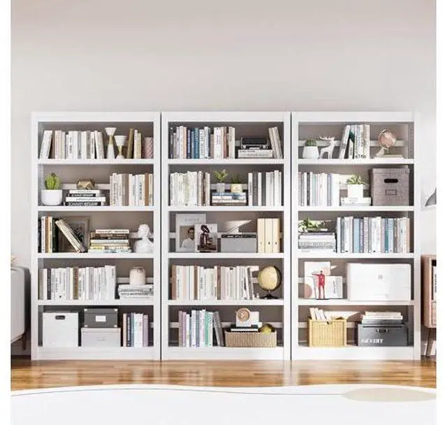 Main image of 5 Tier Bookshelf, 61" H Metal Bookshelf, Metal Bookcase with Adjustable Storage Shelves, Heavy Duty
