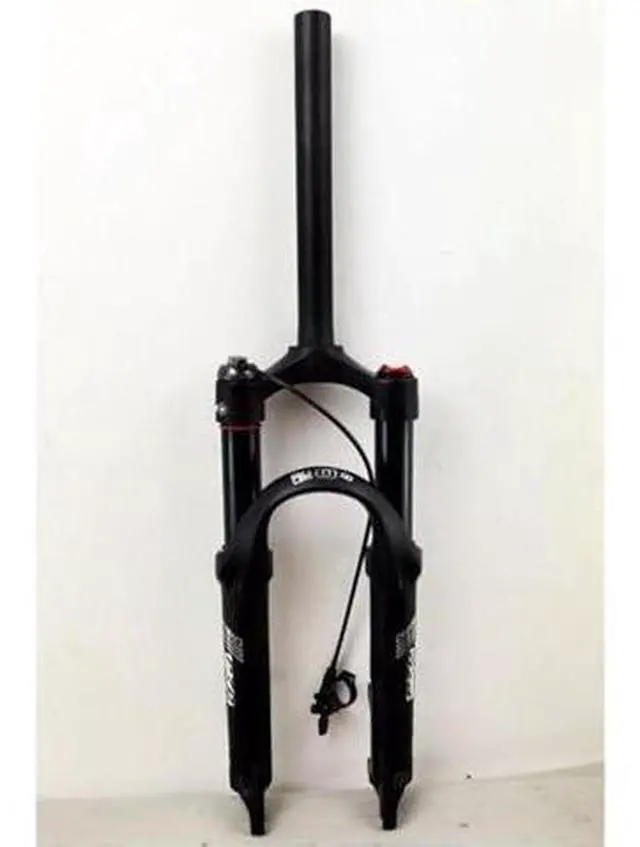 Main image of FukkeR 20 24 Inch Bikes Air Oil Suspension Fork Mountain Bikes Mountain Bikes Front Forks 80mm Travel Spacing Hub 100mm 9mm QR 1 1/8'' Straight Tube Shoulder Line Lock