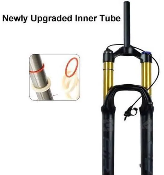 Main image of FukkeR Bicycles Suspension Fork 27.5 29 in XC Mountain Bikes Bikes Front Forks 140mm Travel Lock Thru Axle 15×100mm Straight Steerer 1-1/8 Adjustable Damping