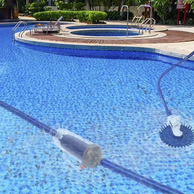 Alt view image 4 of 7 - Leaf Canister for Pool Vacuum, Inline Skimmer Trap with Mesh Basket | Clear basket shows when full. Easy-open handle for quick emptying.For 1.5'' hose.Skims leaves & twigs before reaching pump.