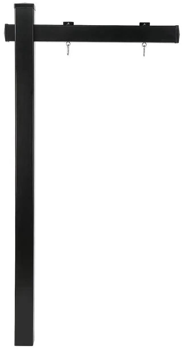 Alt view image 3 of 7 - VINGLI Vinyl PVC Real Estate Sign Post, 6' Tall Yard Post for Sale Open House and Home, Black (Two Pack)