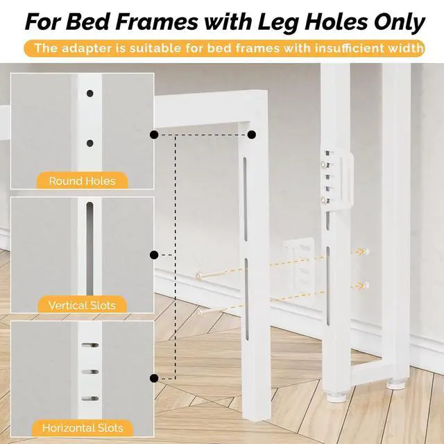 Alt view image 5 of 7 - VINGLI Queen Size Headboard with Shelf, Adjustable Upholstered Headboards with Storage, 3 Tier Shelves and LED Lights, Charging Stations and Pegboard, Modern Bed Head Board, White