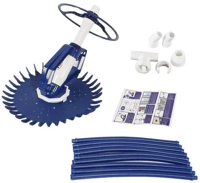 Alt view image 6 of 6 - VINGLI Swimming Pool Vacuum Cleaner Automatic Sweeper with 33FT Hoses | Automatic suction vacuum, compatible with above-ground & inground pools ,strong suction climbs walls