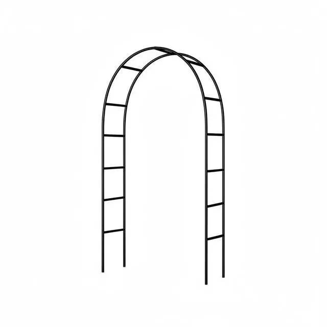 Main image of Elegant Pergola Arbor Garden Arch Trellis 55" W x 94.5" H, 16mm Metal Tubes & 0.4mm Thickened Wall Construction, Weather Resistant, Versatile Use for Outdoor Decoration