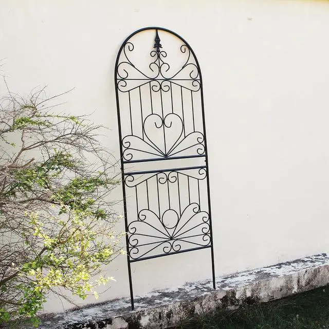 Alt view image 7 of 7 - Heavy-Duty Metal Garden Trellis for Climbing Plants, 59" H x 22" W Rust-Proof Outdoor Plant Support for Cucumbers, Tomatoes & Vines 1 Pack