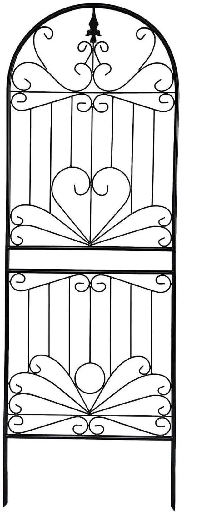 Main image of Trellis for Vines and Climbing Plants Outdoor, 70.8" H x 24.5" W Iron Wire Lattices Grid Panels for Potted Climbing Tomato Rose Vegetable Flower Plant Trellises 1 Pack