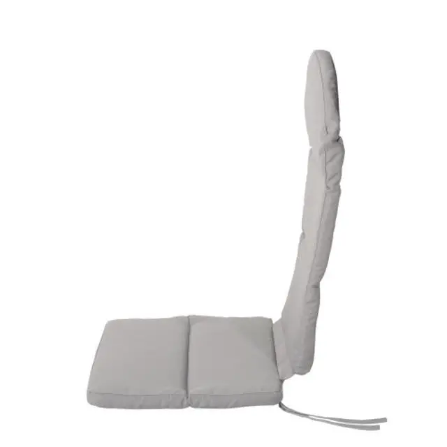 Alt view image 2 of 7 - Vibrant Chaise Lounge Cushion with Secure Tie Straps for Adirondack Chairs, Non-Slip Seat Mat with Spill-Shedding Surface for Patio, Deck, Backyard and Outdoor Lounging (Grey*4)