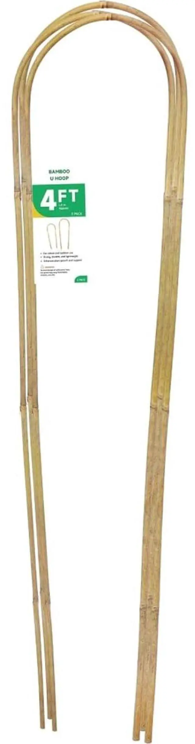 Main image of U-Shape Bamboo Trellis with Classic Design for Climbing Vines, Ivy, Flowers, Garden Arch Trellis Support Plants Trellis for Backyard, Porch, Patio, Poolside (4FT 12PCS)
