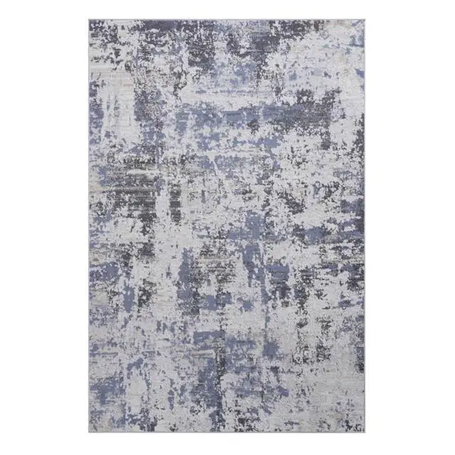 Alt view image 2 of 7 - Ultra Soft Comfort Area Rugs for Living Room and Bedroom, Modern Design Household Medium High Pile Machine Washable Gray Soft Rug (6X9 Grey)