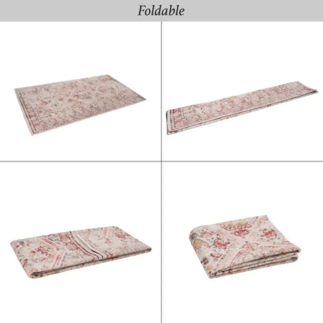 Alt view image 7 of 7 - Non-Slip Modern Abstract Soft Area Rugs with Print Pattern for Living Room, Entryway, Bedroom, Dining Room, Modern Low-Pile Carpet with 0.14 inches Pile Thickness (9x12)