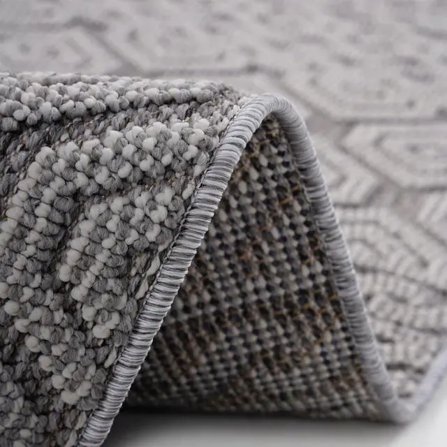 Alt view image 3 of 7 - Medium Pile Height Rugs with 0.28 Inches Thickness for Living Room Decor, Modern Design Ultra Soft Area Rugs for Bedroom Indoor Floor (6X9 Grey/White)