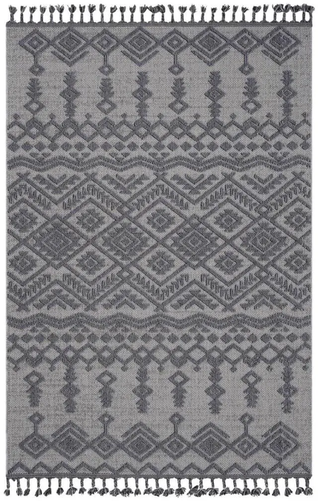 Main image of Traditional Indoor Stain Resistant Non-Shedding Area Rug for Living Room, Dining Room, Bedroom, Entryway, Nursery, Dorm Room, Study, Home Office (8X10 White/Gray)
