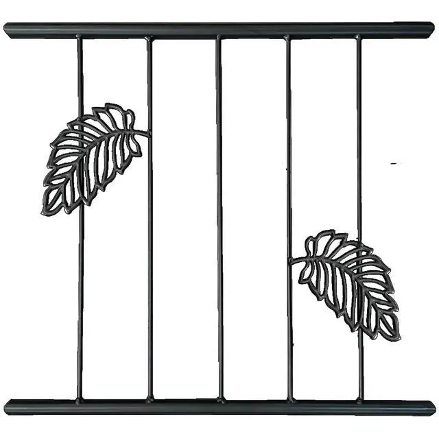 Alt view image 7 of 7 - Metal Garden Arch Trellis with Leaf Pattern and Iron Frame for Growing Flowers, Vegetables, Outdoor Elegant Arbour Archway with 8 Ground Stakes for Wedding, Party