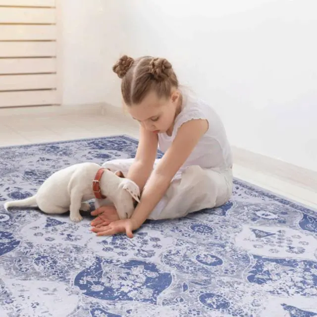 Alt view image 4 of 7 - Household Non-Slip and Non-Shedding Area Rugs, Eco-Friendly Area Rug with Super-Soft Material for Living Room, Dining Room, Bedroom, Hallway, Kitchen or Playroom (6x9)
