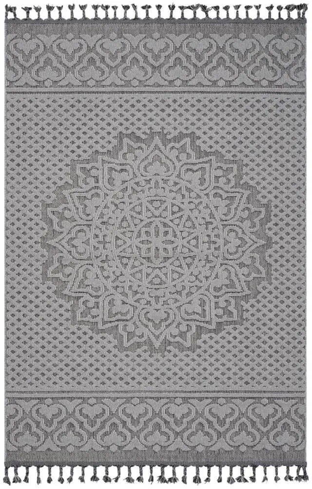 Main image of Thin Design Non-Slip Backing Washable Area Rug Bathroom Rug with Soft Surface and Stain Resistant Design for Living Room Bedroom, Durable Kitfchen Rug for Dining Room (5X7 Gray)
