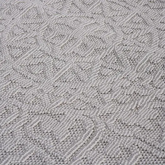 Alt view image 4 of 6 - Modern Trendy Style Area Rug, 0.28 Inches Medium Pile Height Machine-Woven Area Rug for Bedroom Living Room Dining Room Office Playroom Nursery (8X10 White)