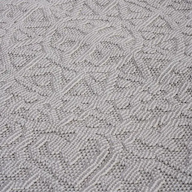 Alt view image 4 of 6 - Modern Trendy Style Area Rug, 0.28 Inches Medium Pile Height Machine-Woven Area Rug for Bedroom Living Room Dining Room Office Playroom Nursery (6X9 White)