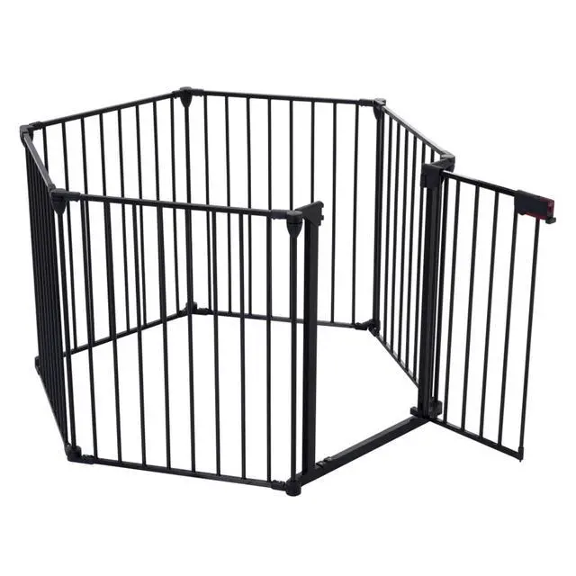 Alt view image 2 of 7 - Adjustable Safety Gate with Versatile Panel Design for Securing Doorways, Stairs, Fireplaces & Prohibited Areas in Household Spaces (150")