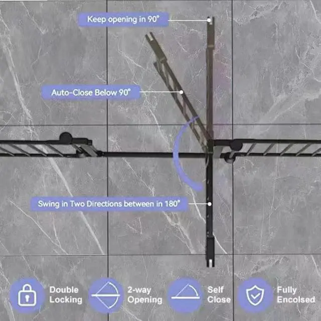 Alt view image 3 of 7 - Adjustable Safety Gate with Versatile Panel Design for Securing Doorways, Stairs, Fireplaces & Prohibited Areas in Household Spaces (200")