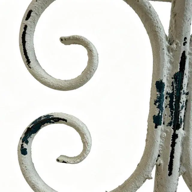 Alt view image 5 of 7 - Vintage Garden Fence with Rustic Style and Iron Frame for Backyard, Lawn, Outdoor Animal Barrier, Flowers Plants Barrier for Poolside, Patio, Porch, Rustproof Landscape Fencing