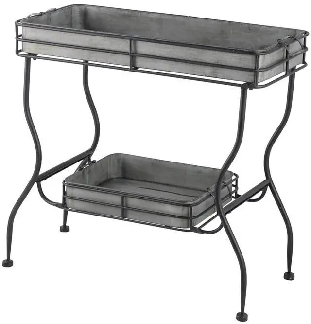 Alt view image 3 of 7 - Planter Set with Wooden Legs and Rope Texture for Backyard, Living Room, Lawn, Outdoor Flower Pot Set with Classic Design for Growing Flowers, Herbs, Plants (Antique Gray + Iron-1)