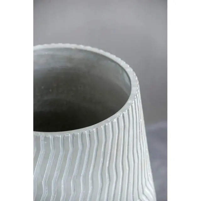 Alt view image 7 of 7 - Planter Set with Wooden Legs and Rope Texture for Backyard, Living Room, Lawn, Outdoor Flower Pot Set with Classic Design for Growing Flowers, Herbs, Plants (Grey+Brown + Cement +Wood)