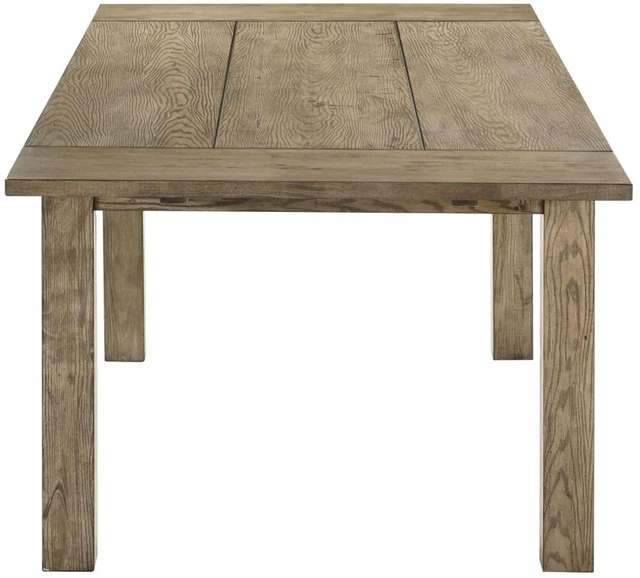 Alt view image 5 of 7 - Hassyee 5-Piece Dining Table Set with Extendable Tabletop and 4 Ladder Back Chairs for Family Gathering, Farmhouse Kitchen Table Set with Solid Wood Frame for Dining Room