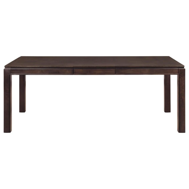 Alt view image 5 of 7 - Hassyee 7-Piece Rectangular Dinner Table Set with Extendable Table and 6 Fabric Upholstered Chairs for 6, Vintage Kitchen Table Set with Solid Wood Frame for Family Gathering