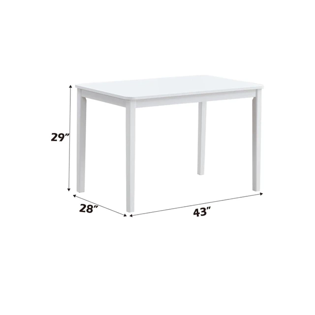 Alt view image 2 of 7 - Hassyee 5-Piece Dining Sets with Rectangular Table and 4 Upholstered Chairs for Tavern Pub Bistro Home Restaurant, Farmhouse Kitchen Set with MDF Tabletop for Dining Room