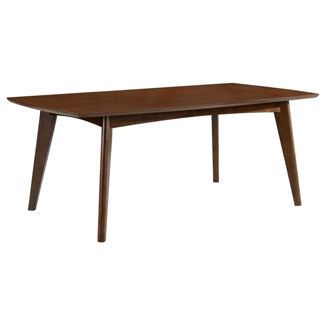 Alt view image 6 of 7 - Hassyee 5-Piece Rustic Kitchen Set with Rectangular Table and 4 Fabric Upholstered Chairs for Small Places, Mid-Century Dining Sets with Sturdy Wood Frame for Dining Room